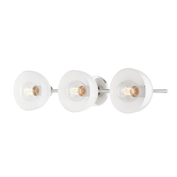 Mitzi H724303-PN Three Light Bath and Vanity, Polished Nickel