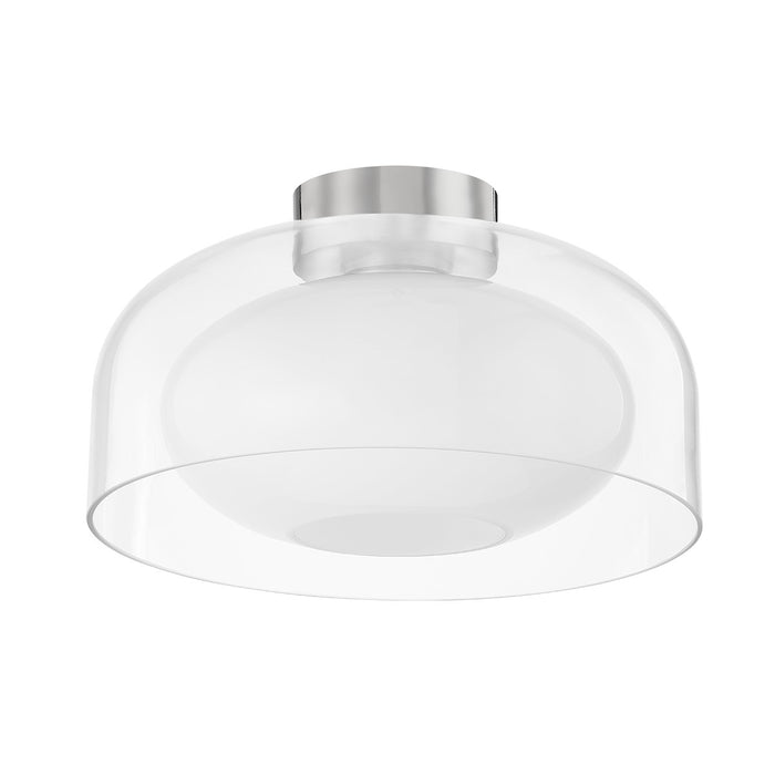 Mitzi H746501-PN One Light Flush Mount, Polished Nickel