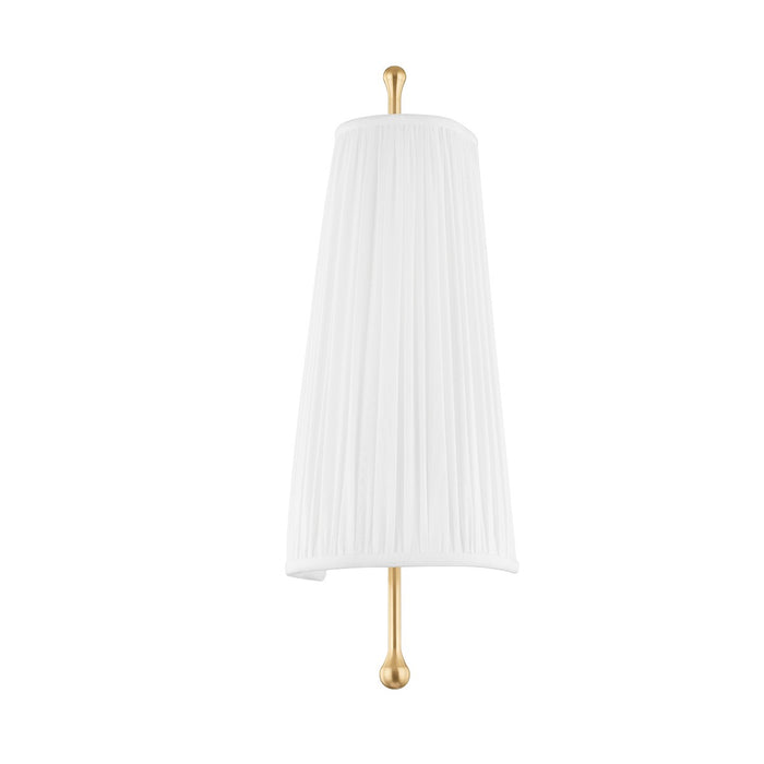 Mitzi H748101-AGB One Light Wall Sconce, Aged Brass