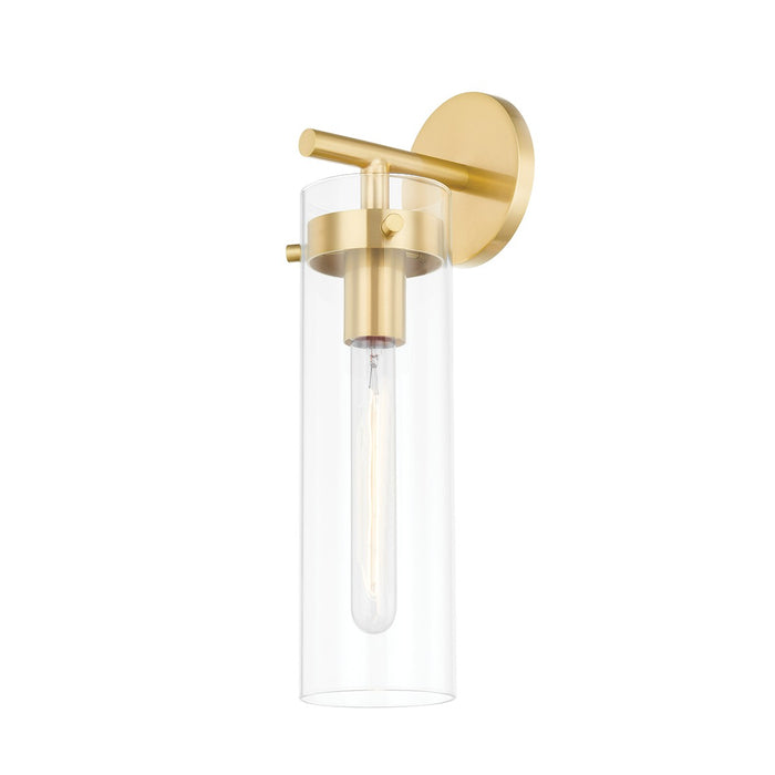 Mitzi H756101-AGB One Light Wall Sconce, Aged Brass
