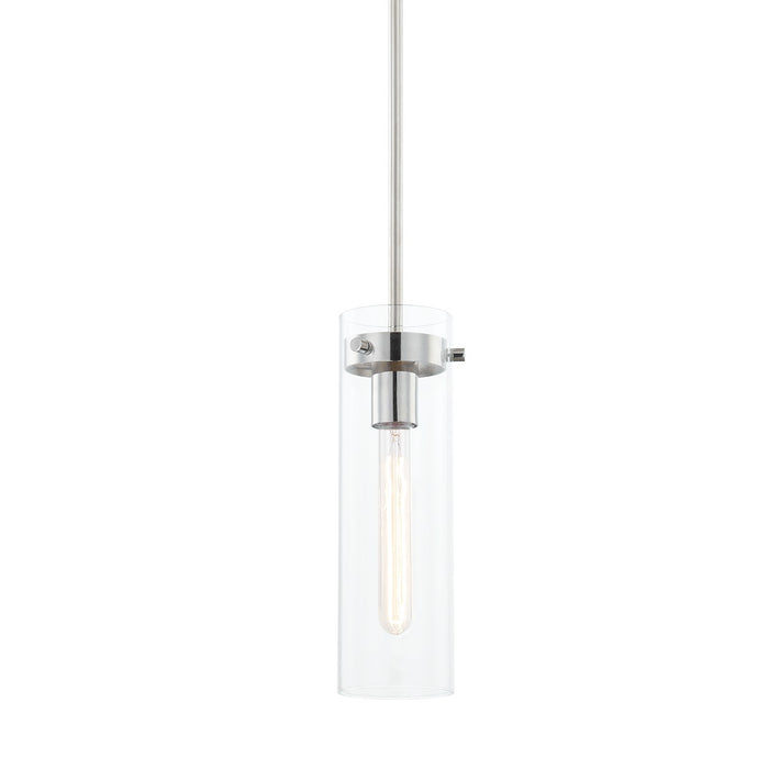Mitzi H756701S-PN One Light Pendant, Polished Nickel
