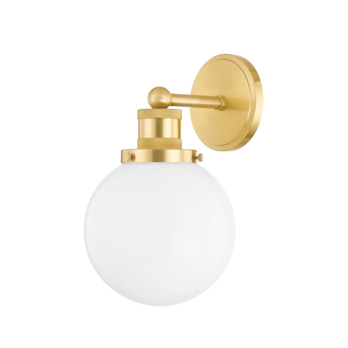 Mitzi H770101-AGB One Light Wall Sconce, Aged Brass