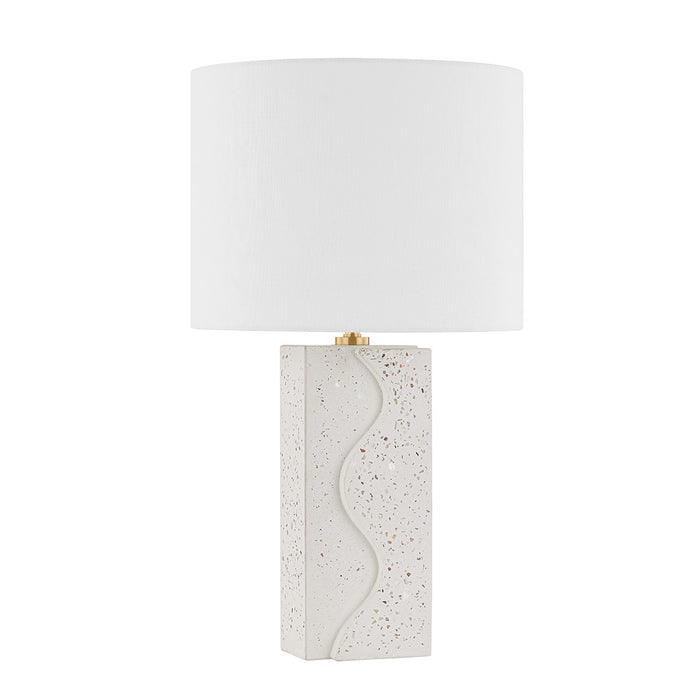 Mitzi HL620201-AGB One Light Table Lamp, Aged Brass