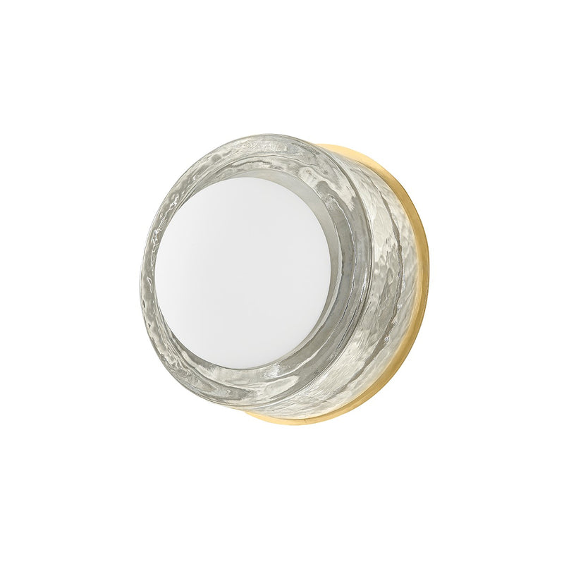 Hudson Valley 1602-AGB LED Wall Sconce, Aged Brass
