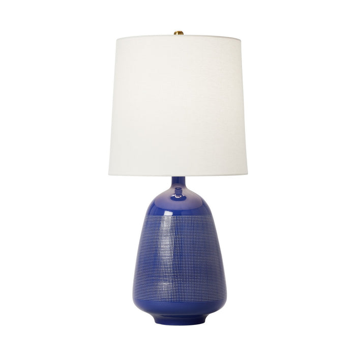 Visual Comfort Studio AET1131BCL1 One Light Table Lamp, Blue Celadon