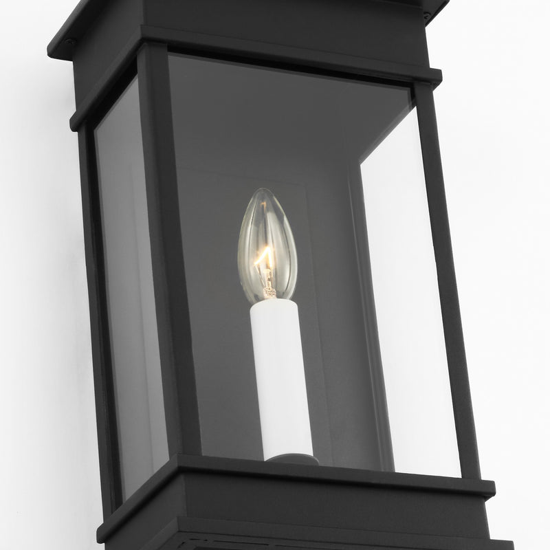 Visual Comfort Studio CO1501TXB One Light Outdoor Wall Sconce, Textured Black