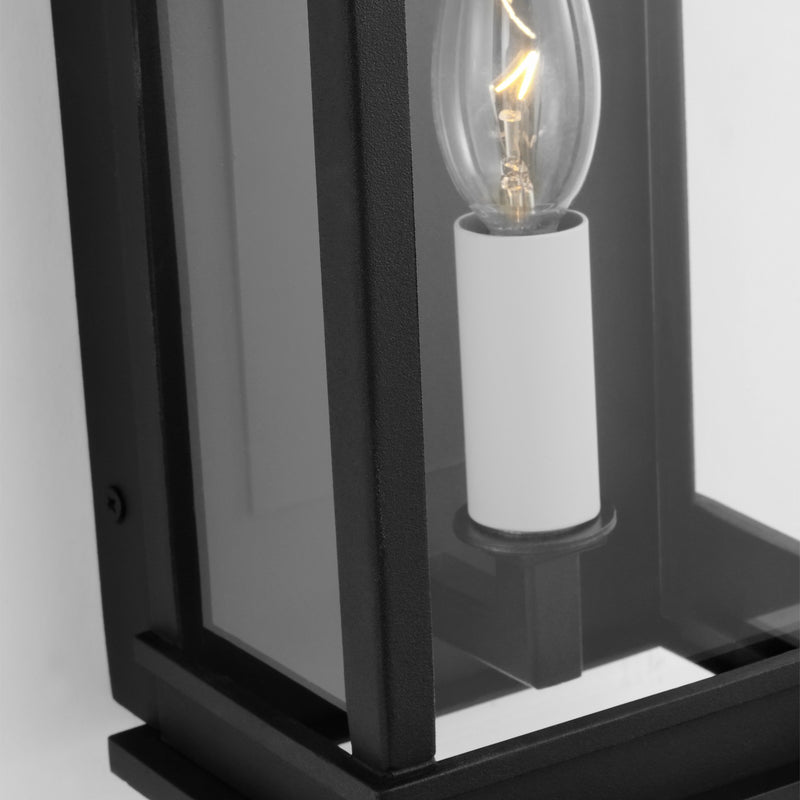 Visual Comfort Studio CO1511TXB One Light Outdoor Wall Sconce, Textured Black
