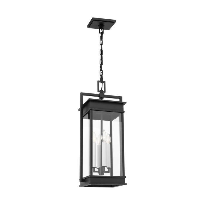 Visual Comfort Studio CO1534TXB Four Light Outdoor Pendant, Textured Black
