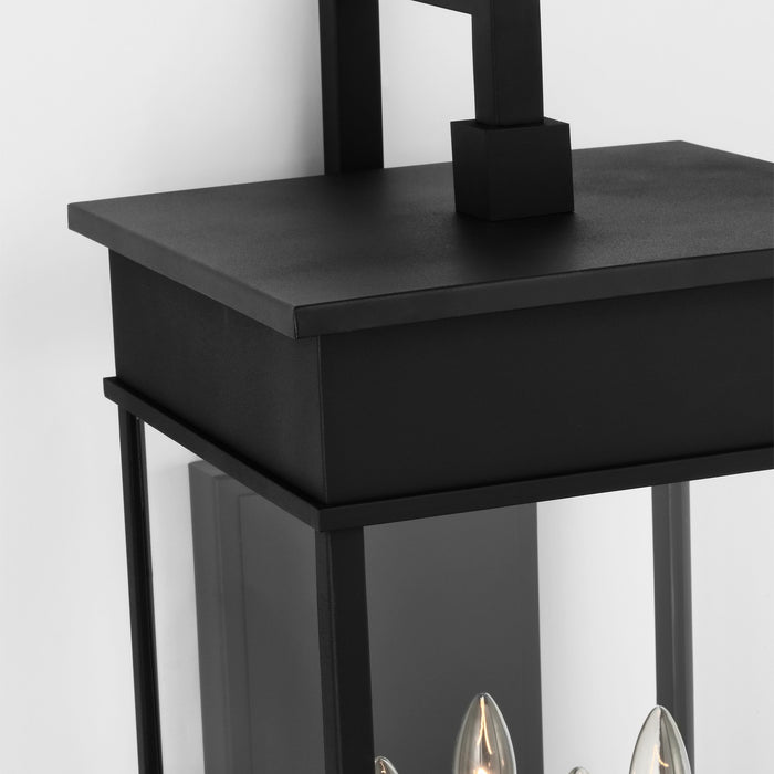 Visual Comfort Studio CO1534TXB Four Light Outdoor Pendant, Textured Black
