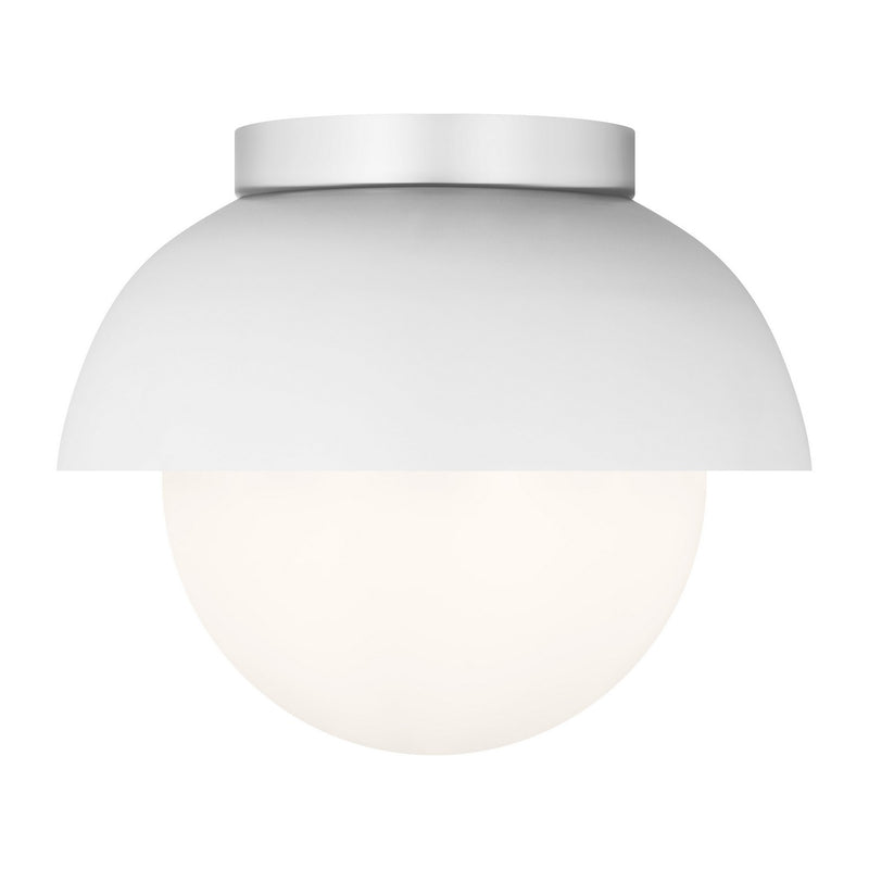 Visual Comfort Studio DJF1011MWT One Light Flush Mount, Matte White