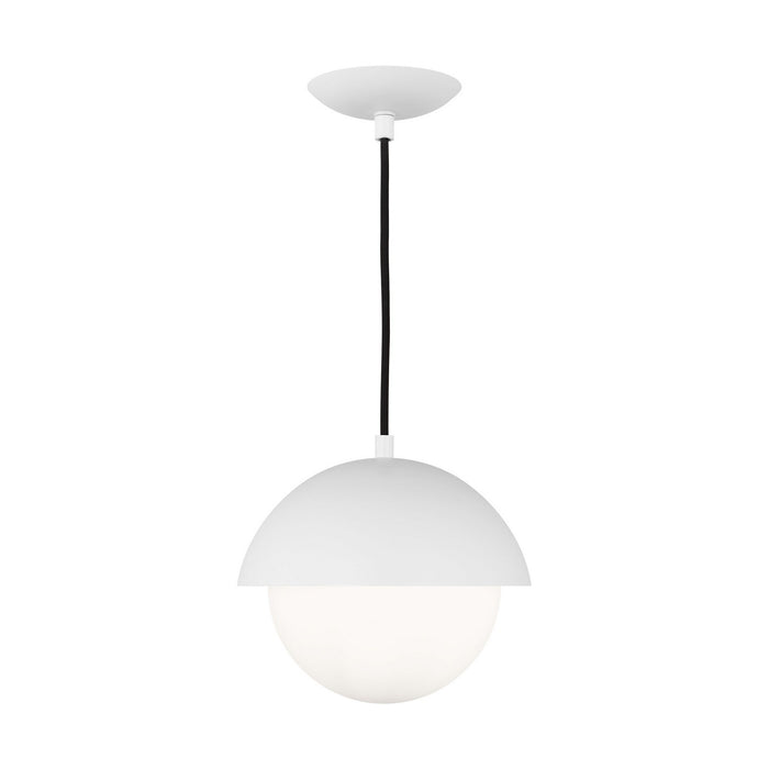 Visual Comfort Studio DJP1021MWT One Light Pendant, Matte White