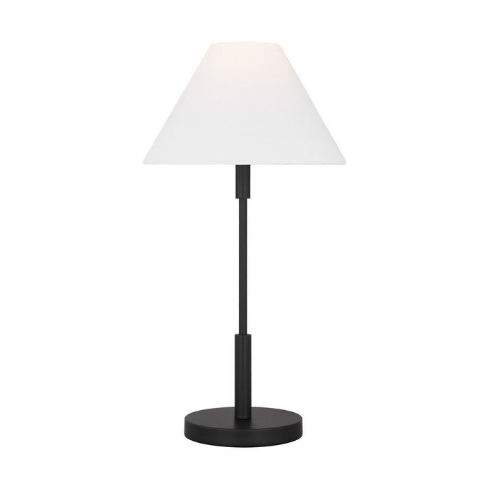 Visual Comfort Studio DJT1011MBK1 One Light Table Lamp, Midnight Black