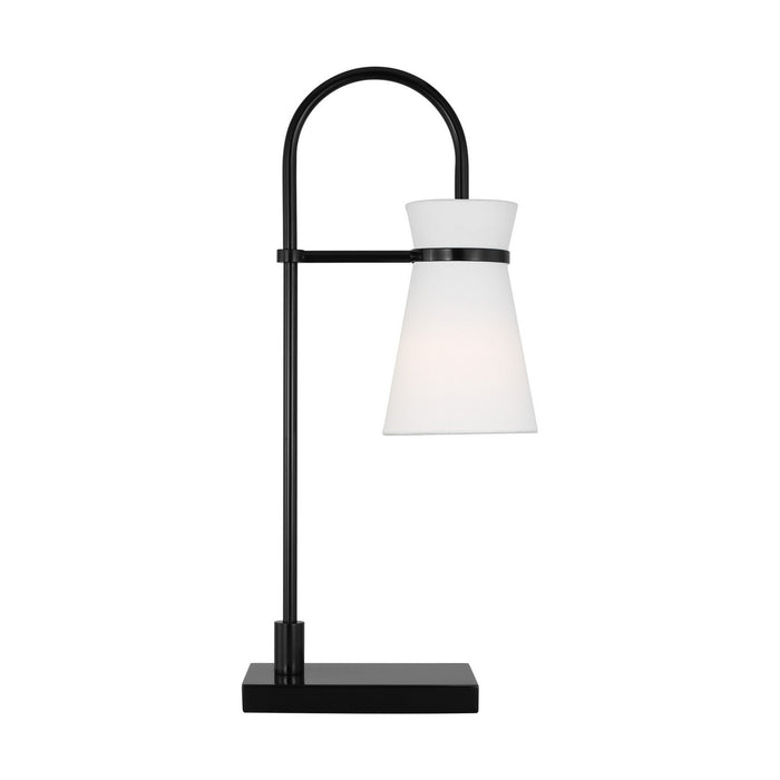 Visual Comfort Studio DJT1081MBK1 One Light Table Lamp, Midnight Black