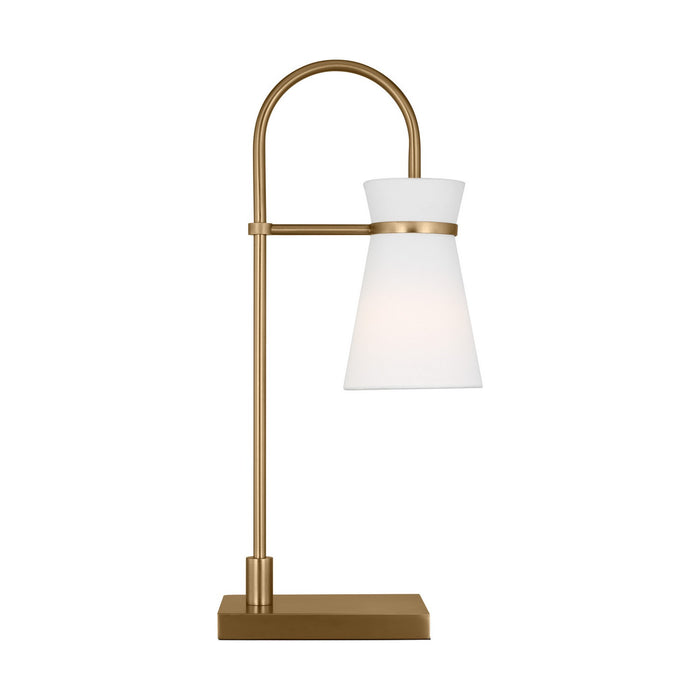 Visual Comfort Studio DJT1081SB1 One Light Table Lamp, Satin Brass