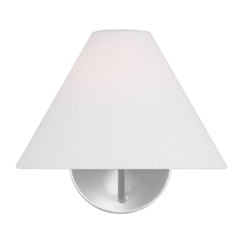 Visual Comfort Studio DJW1001BS One Light Bath Vanity, Brushed Steel