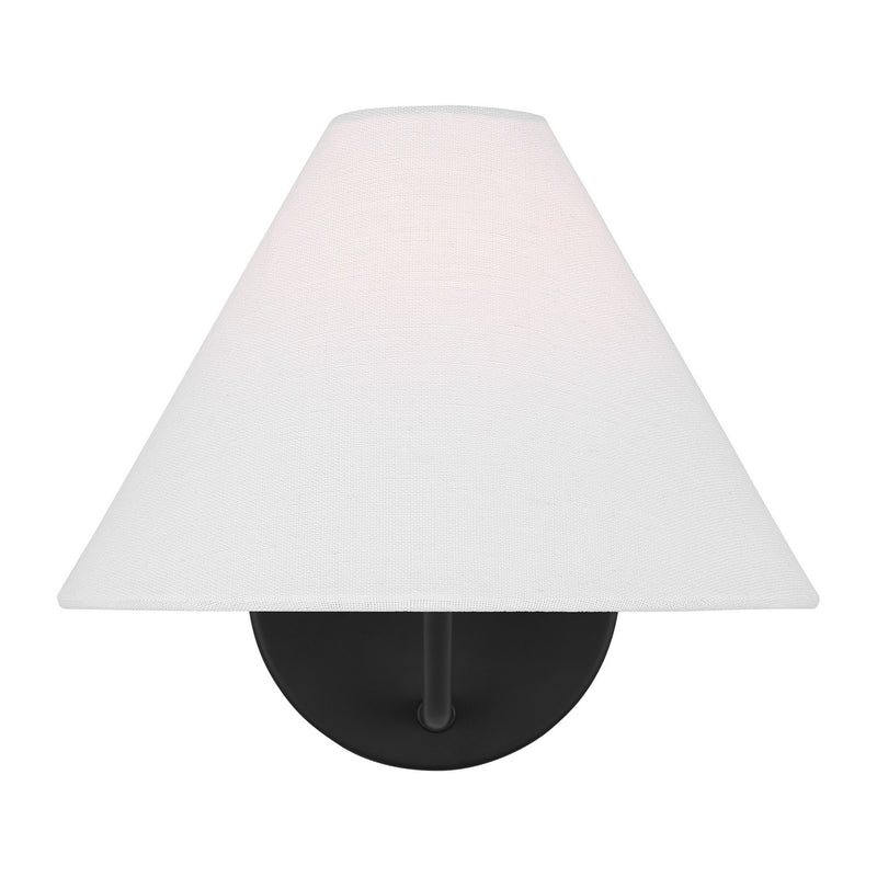 Visual Comfort Studio DJW1001MBK One Light Bath Vanity, Midnight Black