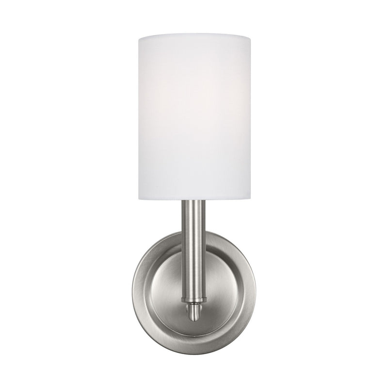Visual Comfort Studio DJW1051BS One Light Bath Vanity, Brushed Steel