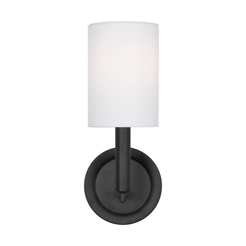 Visual Comfort Studio DJW1051MBK One Light Bath Vanity, Midnight Black