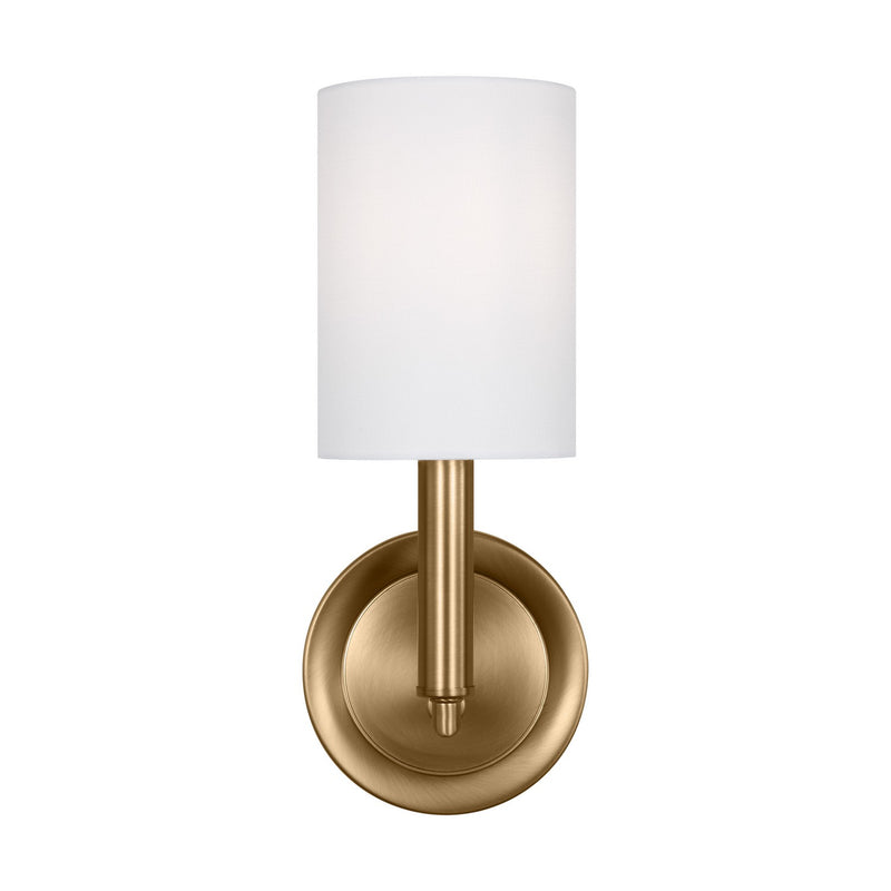 Visual Comfort Studio DJW1051SB One Light Bath Vanity, Satin Brass