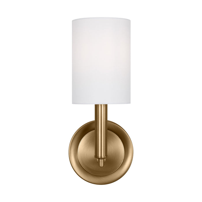Visual Comfort Studio DJW1051SB One Light Bath Vanity, Satin Brass