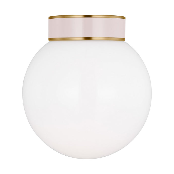 Visual Comfort Studio KSF1051BBSBLH One Light Flush Mount, Burnished Brass