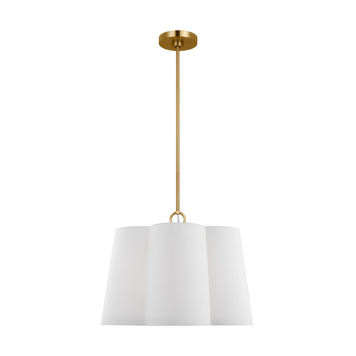 Visual Comfort Studio KSP1083BBS Three Light Pendant, Burnished Brass