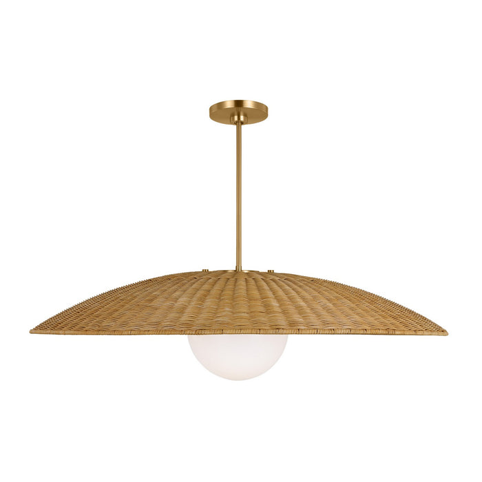 Visual Comfort Studio KSP1121BBS One Light Pendant, Burnished Brass
