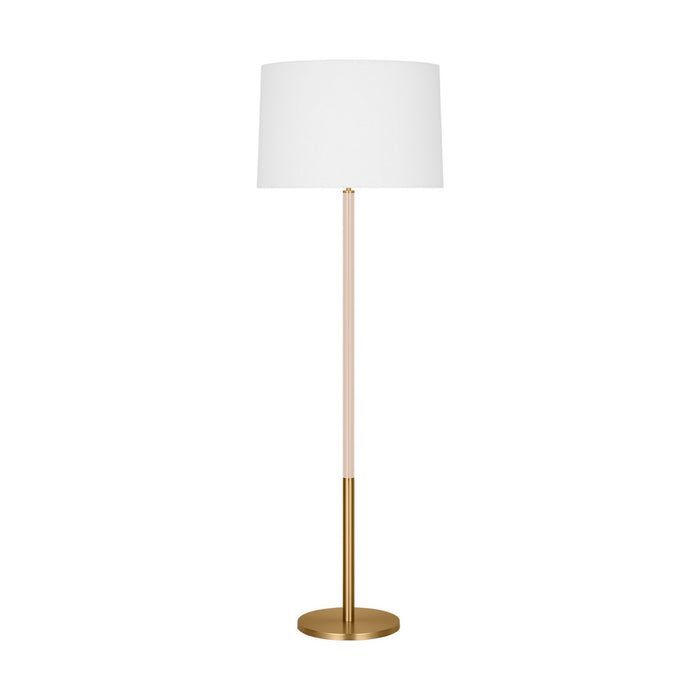 Visual Comfort Studio KST1051BBSBLH1 One Light Floor Lamp, Burnished Brass