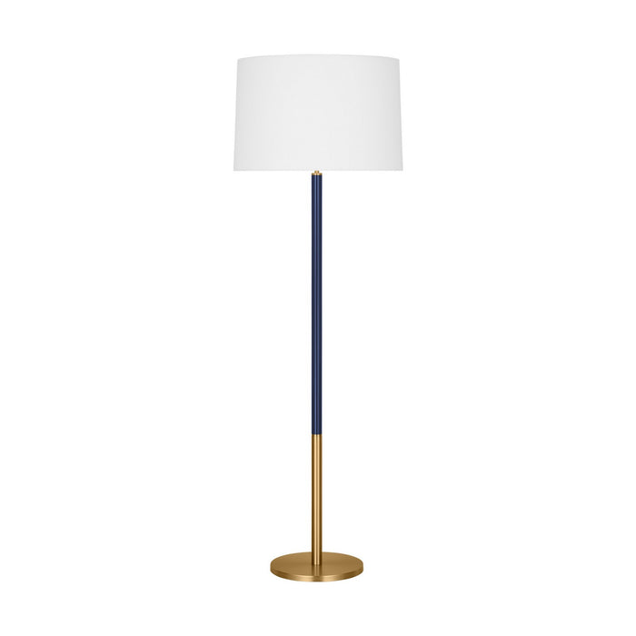 Visual Comfort Studio KST1051BBSNVY1 One Light Floor Lamp, Burnished Brass