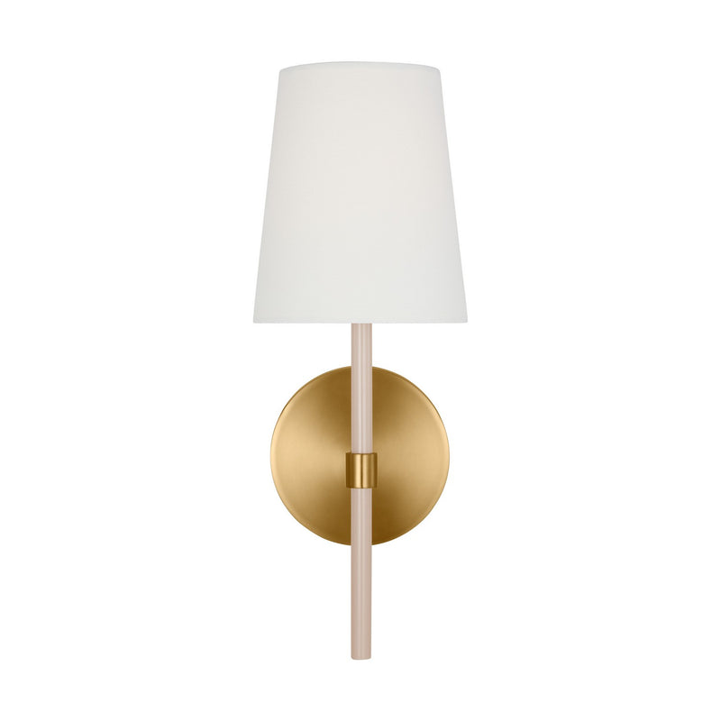 Visual Comfort Studio KSW1081BBSBLH One Light Wall Sconce, Burnished Brass
