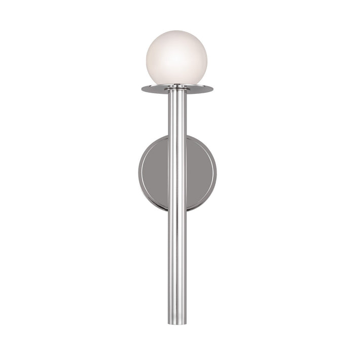 Visual Comfort Studio KW1001PN One Light Bath Vanity, Polished Nickel