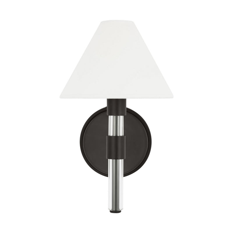 Visual Comfort Studio LW1041AI One Light Bath Vanity, Aged Iron