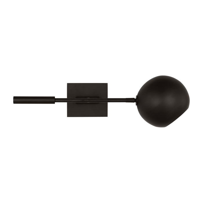 Visual Comfort Studio LXW1001AI One Light Wall Sconce, Aged Iron