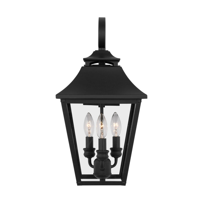 Visual Comfort Studio OL14403TXB Three Light Outdoor Wall Sconce, Textured Black