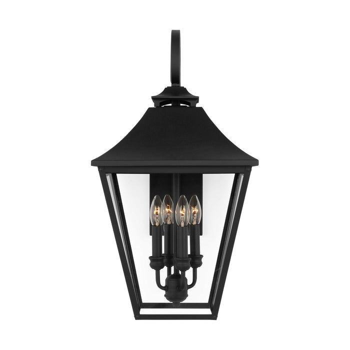Visual Comfort Studio OL14404TXB Four Light Outdoor Wall Sconce, Textured Black