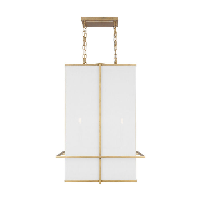 Visual Comfort Studio TFC1004CGD Four Light Chandelier, Coastal Gild