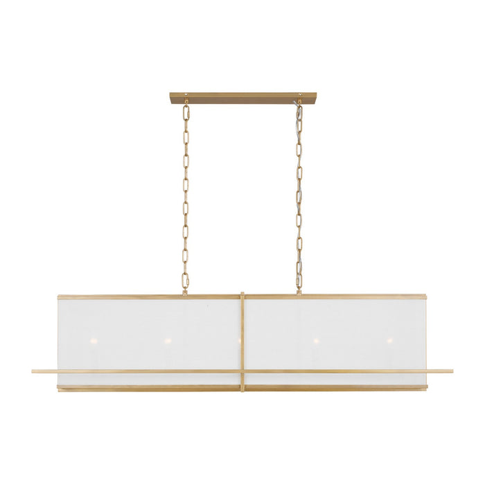 Visual Comfort Studio TFC1025CGD Five Light Chandelier, Coastal Gild