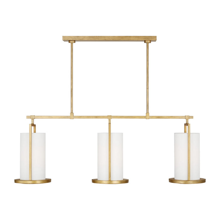 Visual Comfort Studio TFC1053CGD Three Light Chandelier, Coastal Gild