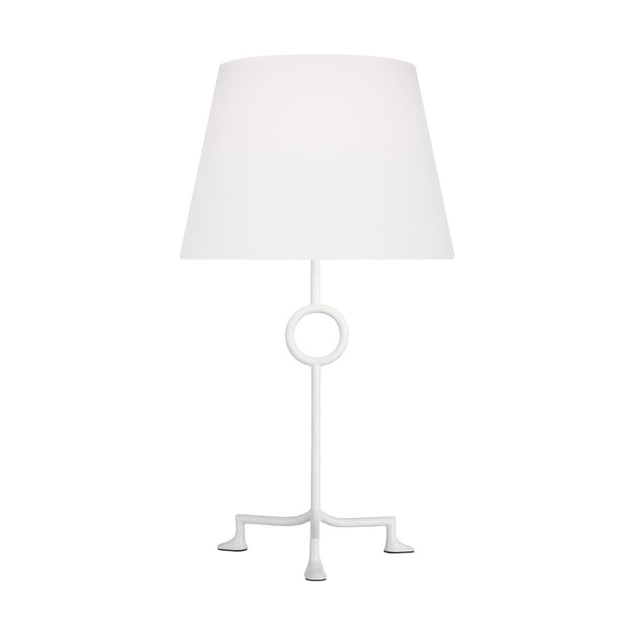 Visual Comfort Studio TFT1021MWT1 One Light Table Lamp, Matte White