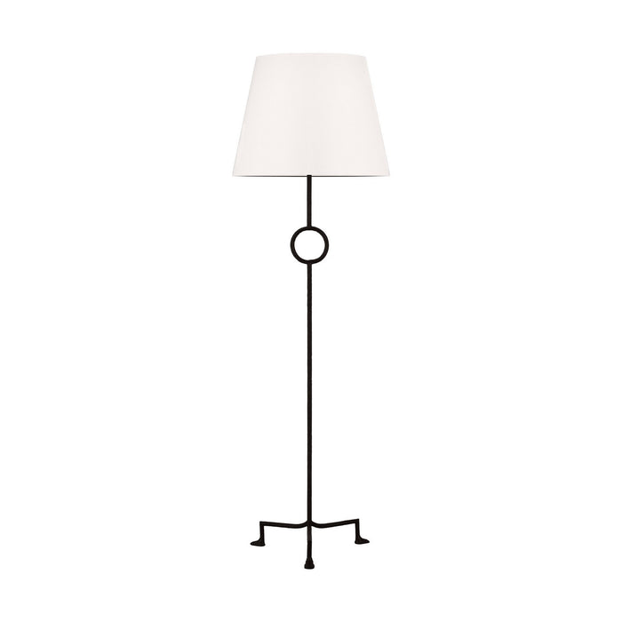 Visual Comfort Studio TFT1031AI1 One Light Floor Lamp, Aged Iron