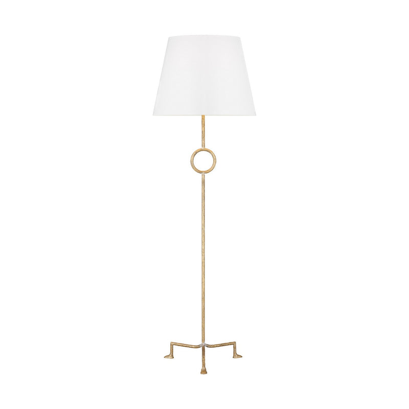 Visual Comfort Studio TFT1031CGD1 One Light Floor Lamp, Coastal Gild