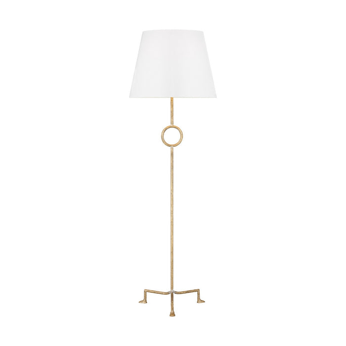 Visual Comfort Studio TFT1031CGD1 One Light Floor Lamp, Coastal Gild