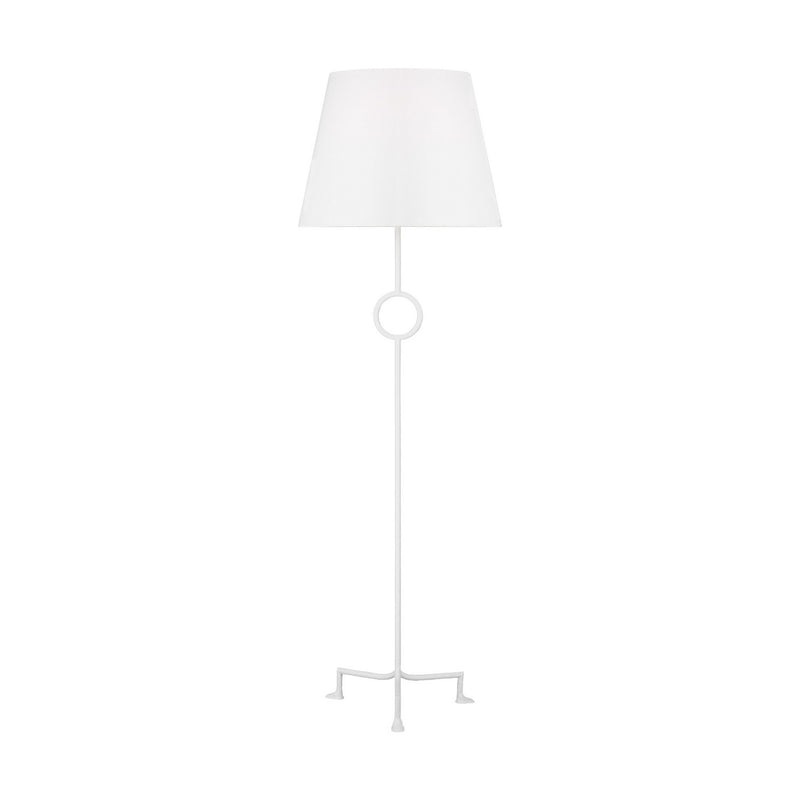 Visual Comfort Studio TFT1031MWT1 One Light Floor Lamp, Matte White