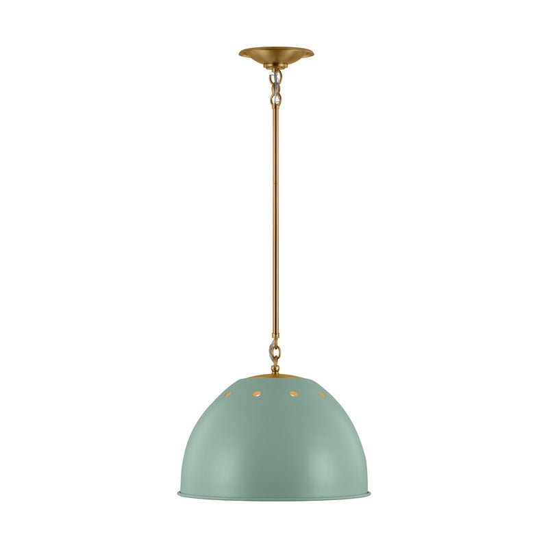 Visual Comfort Studio TP1181EPSBBS One Light Pendant, Eucalyptus