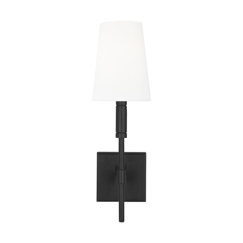 Visual Comfort Studio TW1031AI One Light Bath Vanity, Aged Iron