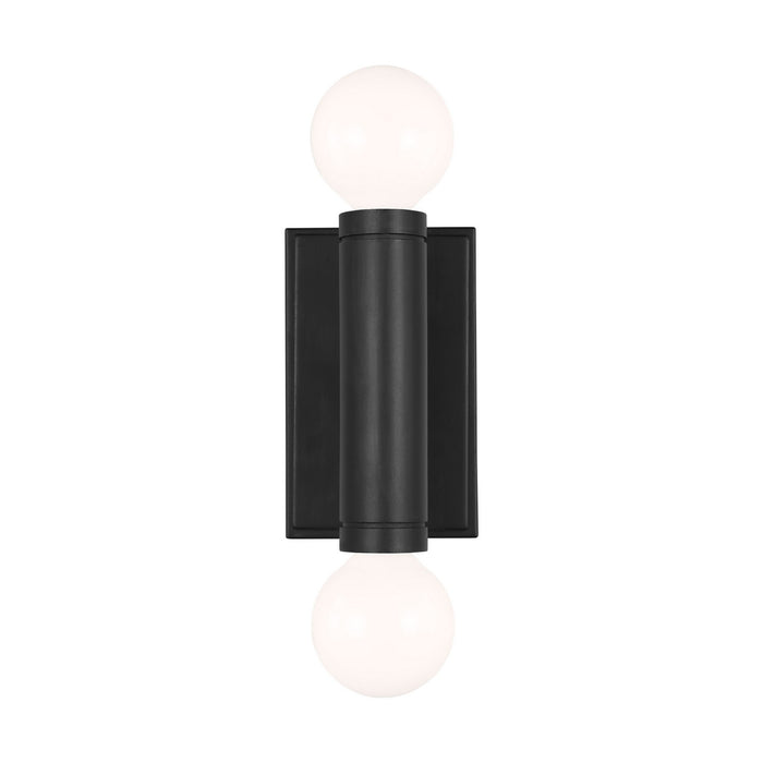 Visual Comfort Studio TW1042AI Two Light Wall Sconce, Aged Iron