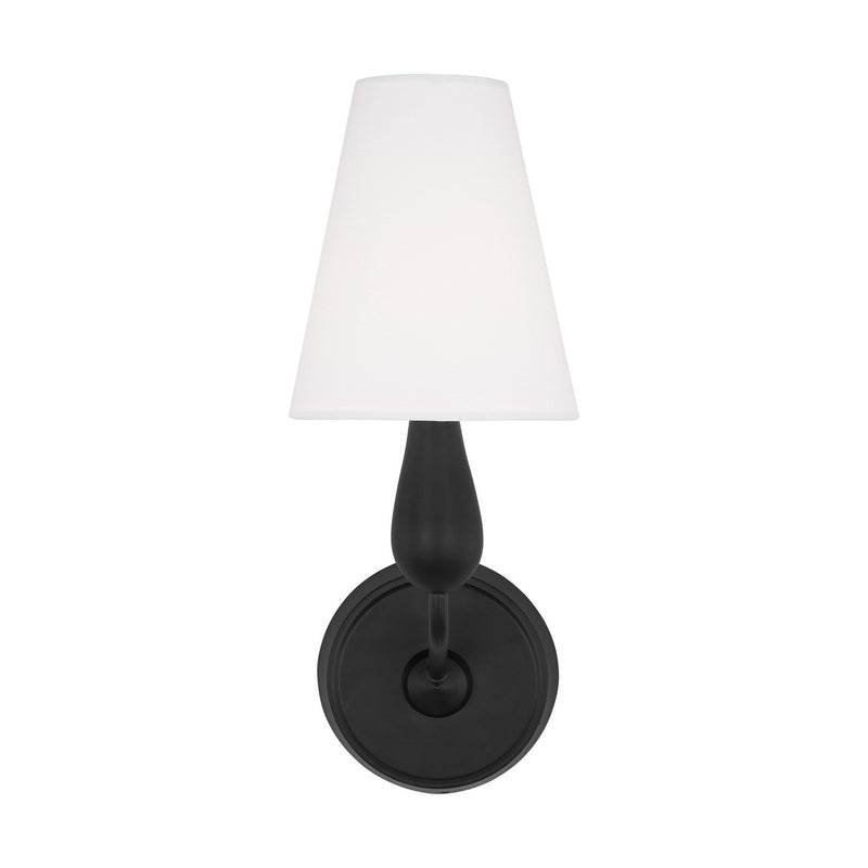 Visual Comfort Studio TW1161AI One Light Bath Vanity, Aged Iron