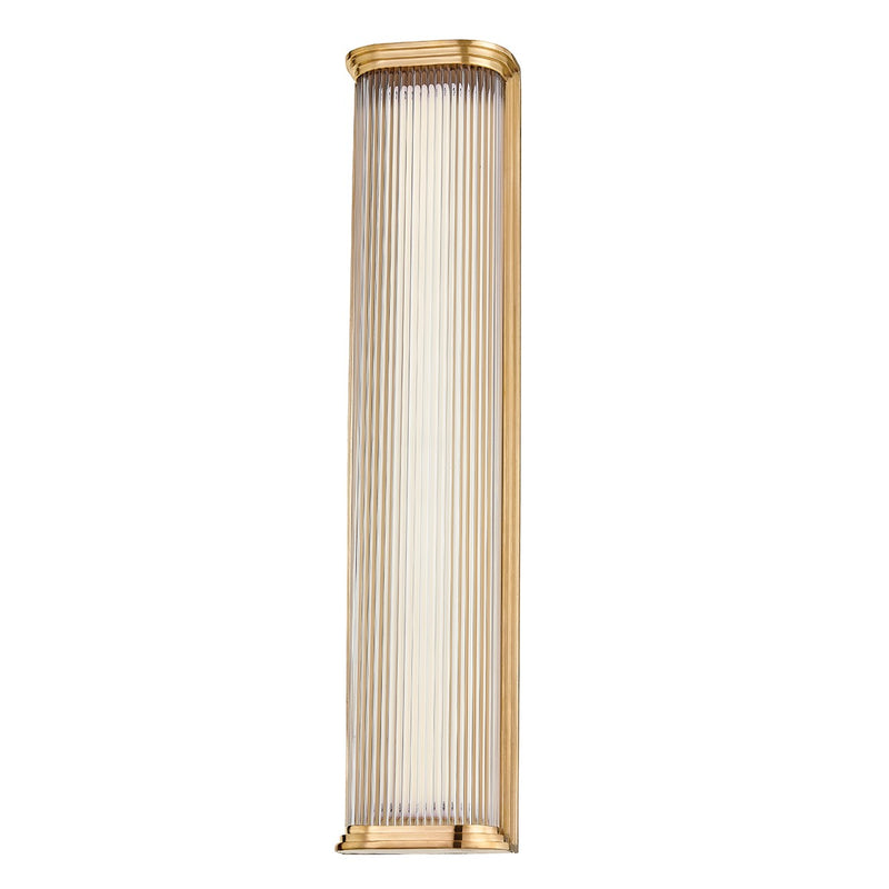 Hudson Valley 2225-AGB LED Wall Sconce, Aged Brass