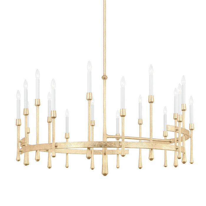 Hudson Valley 2252-VGL 18 Light Chandelier, Vintage Gold Leaf