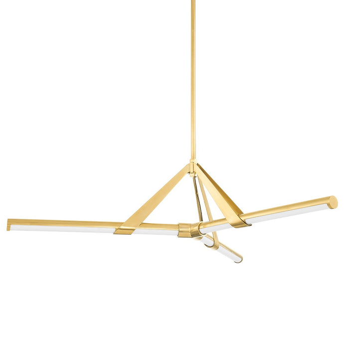 Hudson Valley 3046-AGB LED Chandelier, Aged Brass